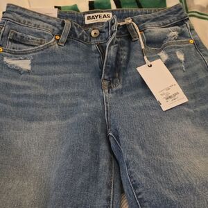 BayEas Blue Distressed Denim Jeans